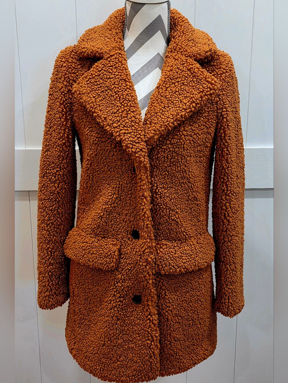 J.Crew Woman's Teddy Sherpa Coat Size XXS *194 B3